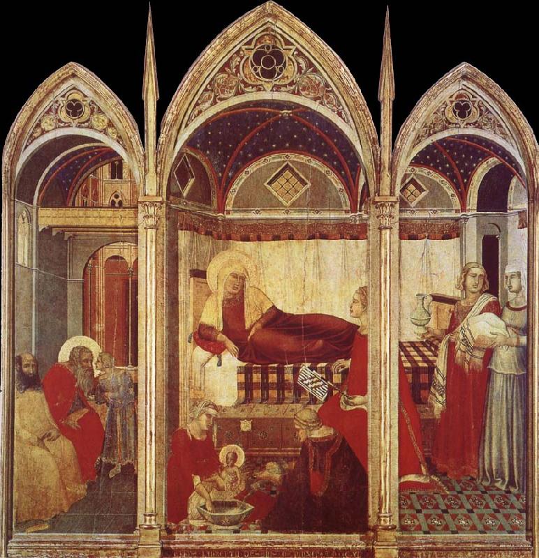 Ambrogio Lorenzetti Birth of the Virgin